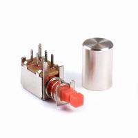 1pcs,Push Switch A03-03 6-Pin OffOn Momentary Switch with gold cap