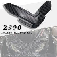 บังโคลนหน้ารถมอเตอร์ไซค์สำหรับคาวาซากิ Z900 Z 900 2017-2019,ตัวขยายฝาครอบส่วนขยายกรวยจมูกปีกนกแอโรไดนามิก