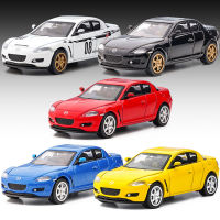 RX-8มาสด้าของเล่นรถ Diecast สำหรับเด็กผู้ชาย,คอลเลกชันรถ Kids Toys ของขวัญวันเกิดมาสด้า1/64