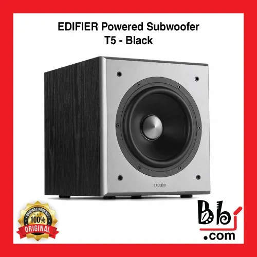 EDIFIER Powered Subwoofer T5 Black Lazada Indonesia