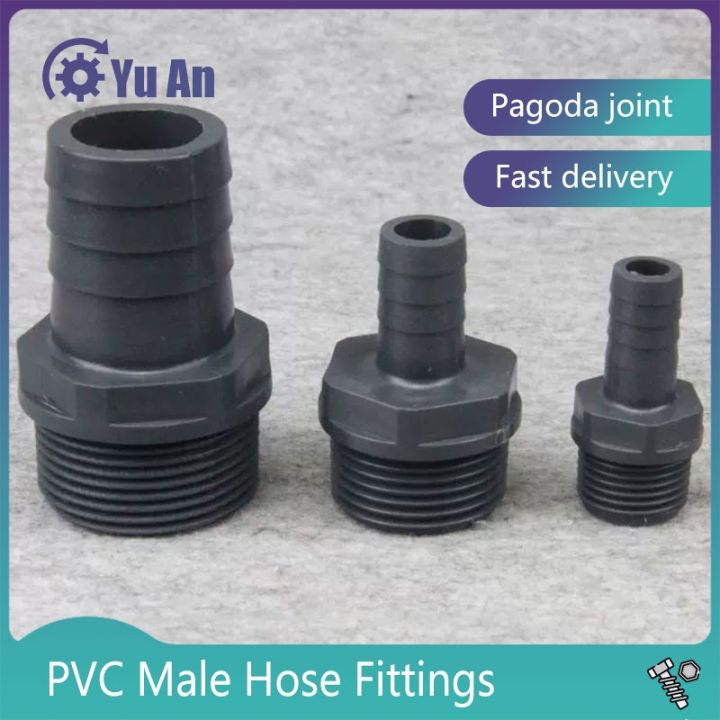 pvc-male-hose-fittings-pagoda-connector-hi-quality-soft-water-pipe-connector-upvc-fittings-irrigation-hose-parts-1-pcs