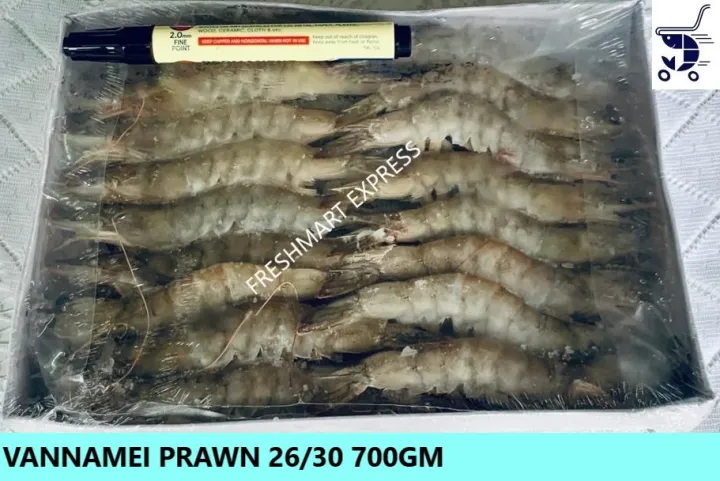 PREMIUM VANNAMEI PRAWN 26/30 700GM | Lazada