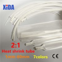 1Meter 2:1 Heat Shrink Tube Transparent Clear Black Heat Shrinkable Tubing Wrap Wire Kits Sell Connector Cable Sleeve DIY Repair