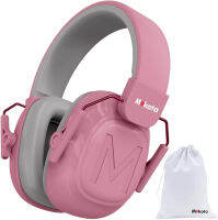 Mokata Kids Child Safety Earmuffs Headphones Hearing Protection 25dB Noise Cancelling Adjustable For Pink Blue Black