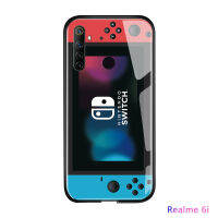 UCUCเคสมือถือ เคสโทรศัพท์ เคส Realme 6iสร้างสรรค์คลาสสิกวินเทจกรณีNokiaเกมบอยGamepadการออกแบบปกกันกระแทกเคลือบเงากระจกนิรภัยโทรศัพท์ปลอก