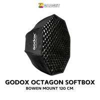 godox octagon softbox ขนาด 120cm โครงร่ม 8 เหลี่ยม พร้อมกริด แบบ Bowen Mount