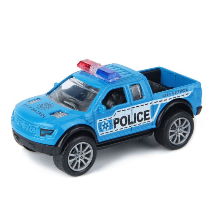รถของเล่นเด็ก-โรงงานจัดหาโลหะผสมรถตำรวจรถดับเพลิงรถบรรทุก-f-แผงขายโมเดลเลียนแบบพิเศษ