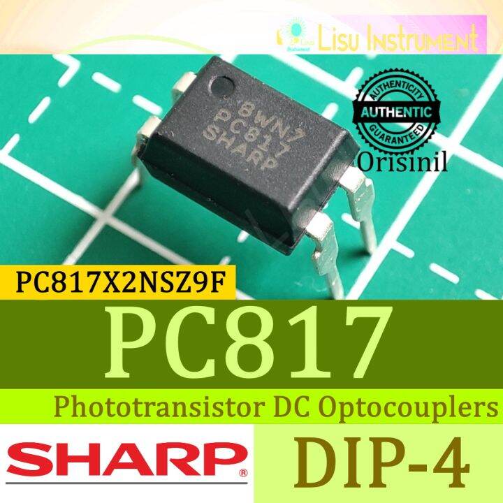 PC817 817 Phototransistor DC Optocouplers PC817X2NSZ9F DIP4 Original