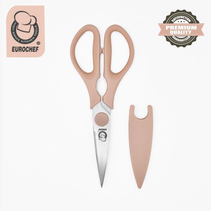 Kitchen Scissor Heavy Duty Meat Multipurpose Stainless Steel Food Shears Pink