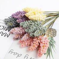 6pcs Lmitation Flower False Grain Ear Pastoral Home Decoration Ornaments Flower Arrangement Wedding Photography Imitation Reed