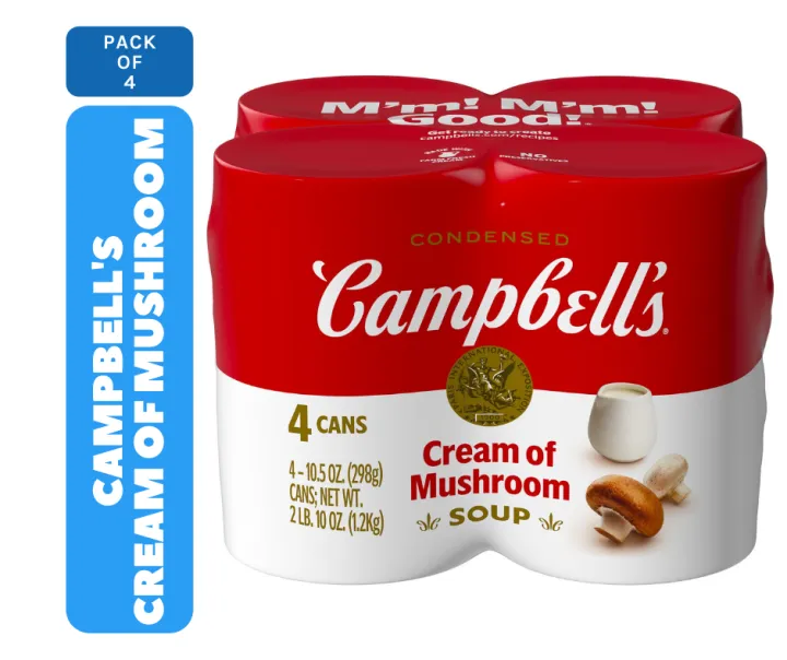 Campbell S Condensed Cream Of Mushroom Soup 10 5oz Pack Of 4 Lazada Ph