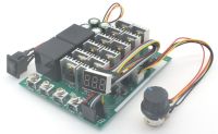 ☋♛❃ PWM DC Motor Speed Controller DC 10 -55V Digital LED Display 0 -100 Adjustable Drive Module Input MAX 60A 12V 24V 36V 48V