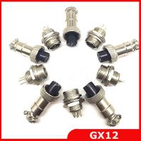 10คู่ GX12 2Pin 3Pin 4Pin 6Pin 5Pin 12Mm Avation ปลั๊กที่แผงชุดคอนเนคเตอร์ GX12ซ็อกเก็ต + ปลั๊ก RS765การบิน