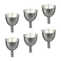 【CW】 6Pcs Funnels Set Multifunction Small for Transferring Fluid Food and Spices