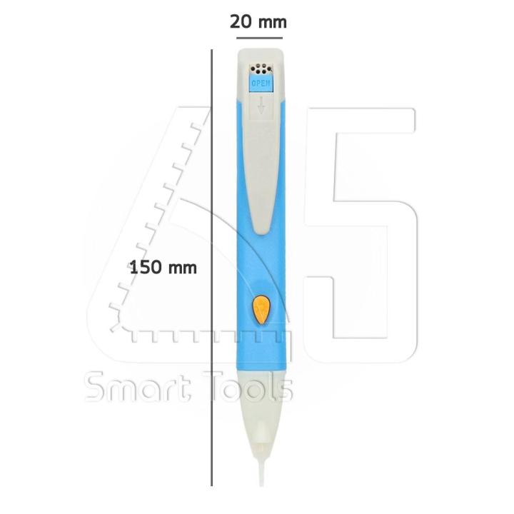 65smarttools-ปากกาวัดไฟ-ปากกาเช็คไฟฟ้า-ปากกาทดสอบไฟฟ้า-แบบไม่สัมผัส-voltage-alert-pen-พร้อมไฟ-led-ในตัว-แถมฟรี-ถ่าน-aaa-2-ก้อน