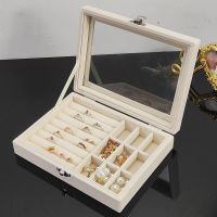 Universal Jewelry Organizer Display Travel Jewelry Case Boxes Portable Ring Earring Jewelry Box Velvet Storage Jewelers