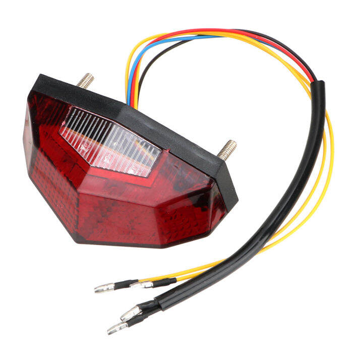 Red Motorbike Blinker Stop Brake Lights Turn Signals Motorcycle Signal