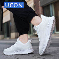 UCON รองเท้าตาข่ายระบายอากาศแนวคลาสสิกสำหรับผู้ชาย,รองเท้าตาข่ายน้ำหนักเบาแฟชั่นแนวสตรีทกลางแจ้งแนวสตรีทแฟชั่นใส่สบายสำหรับใหม่ฤดูใบไม้ผลิและฤดูร้อนขนาด38-47