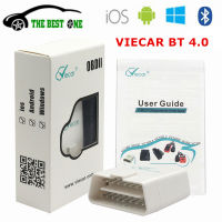 Original Viecar ELM327 Bluetooth V1.5 OBD2 Car Diagnostic Tool Viecar 4.0 AER ELM 327 WIFI 25K80 For IOS Android OBDII Scanner