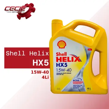 Olio Motore 15w40 Shell Helix HX5 SN Multigrado da 2L Litri Motori