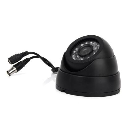 6X Black Surveillance Camera PAL 1/3 inch CMOS 700TVL 24 LED IR Cut 3.6mm Security Indoor Dome CCTV Camera