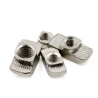Drop in Nut for 2020 Aluminum Profile Hammer Nut Carbon Steel Nickel Plated Aluminum Profile T Nuts Hand Tool Parts Accessories
