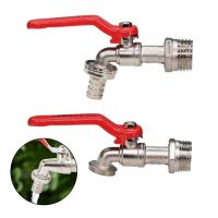 3/4  IBC ถังเก็บน้ำ Connector 1-Way Hose Replacement Fitting Garden ชลประทาน Faucet Adapter Zinc Alloy Tap Joint Ball Valve-Ludeiur