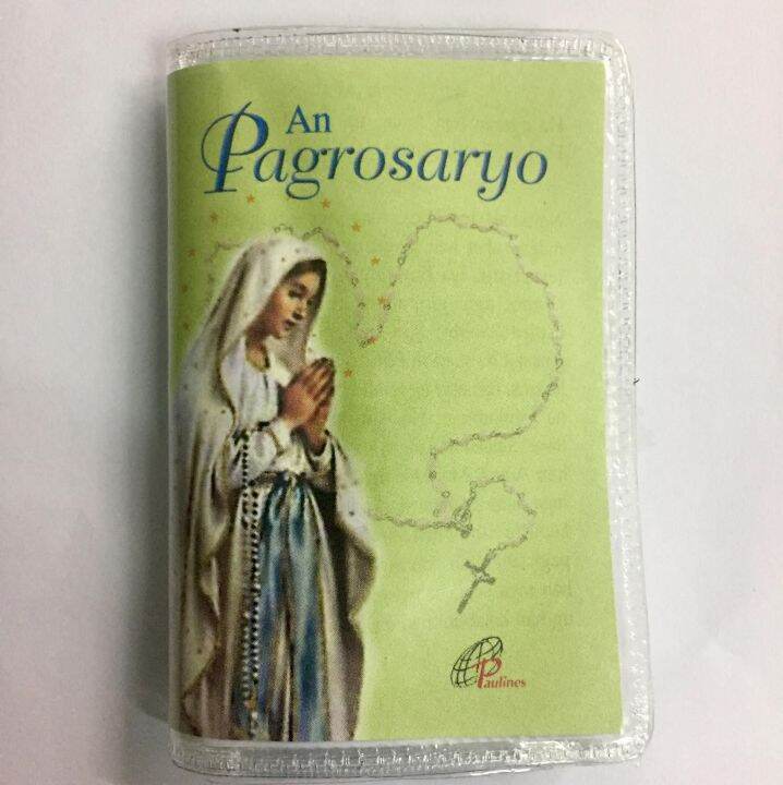 An pagrosaryo pack of 5 leaflets rosary guide waray laminated