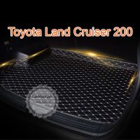 สำหรับ Toyota Land Cruiser 200 Trunk Mats Antiskid Car Cargo Mats PU Leather