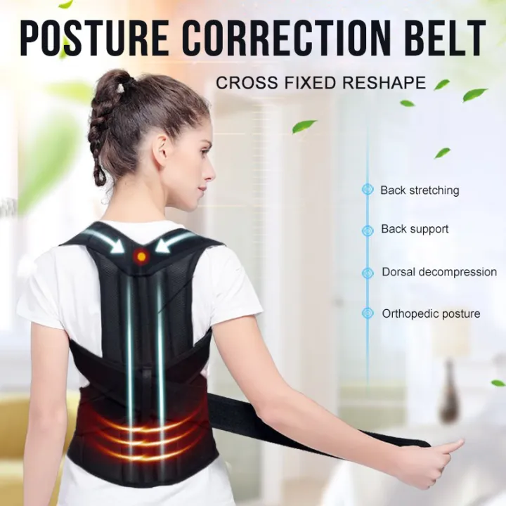 Bestwo Orthotics Corset Posture Correction Belt Adjustable Back