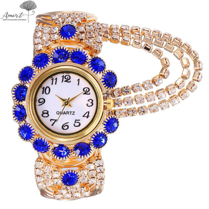 amart-ผู้หญิงนาฬิกาควอตซ์หรูหรา-rhinestone-นาฬิกาหรูหราประณีตนาฬิกาเครื่องประดับผู้หญิงสำหรับคริสต์มาสวันเกิดหรูหรา-rhinestone-นาฬิกา-elegant-ประณีตนาฬิกาเครื่องประดับของขวัญนาฬิกาควอตซ์