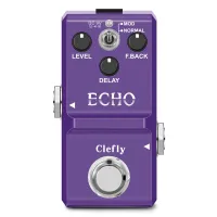 Clefly LN-314 Delay Guitar Effect Pedal For Nano ECHO Electric Guitar Pedals Mini Size True Bypass