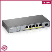 Zyxel 5-port GbE Smart Managed PoE Switch with GbE Uplink (GS1350-6HP)