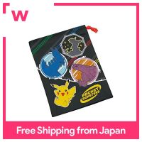 Skater lunch box cup bag 21 x 15 cm with gusset Pokemon 22 Boys Made in Japan KB62-A