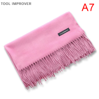 TOOL IMPROVER ผ้าคลุมไหล่ผ้า Pashmina บางผ้าพันคอยาวนุ่ม