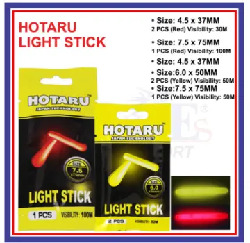 100PCS Fishing Float Light Stick Fluorescent Lightstick LED Fluorescent  Dark Glow Sticks Fishing Float Accessories 2.2mm 