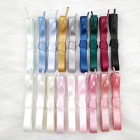 Silk Shoe Laces Satin Ribbon Flat Shoelaces Women Sneakers Shoelace Boots Laces for Shoes Women Men 1CM Width Shoe Lace 1Pair