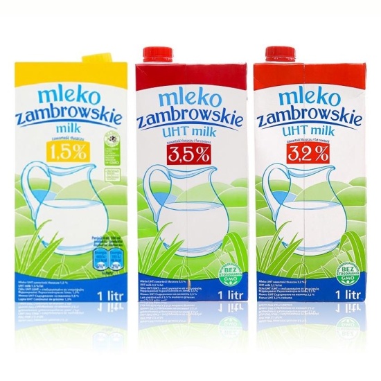 Sữa tươi mleko zambrowskie hộp 1 lít  ba lan - ảnh sản phẩm 1