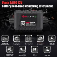 ZZOOI Vgate BA100 12V Car Battery Tester Automotive Analyzer Tester Bluetooth 4.0 for Android/IOS Auto Battery Tester