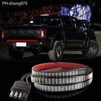 LED Strip Brake Stop Lamps 60inch 1.5m Pickup Rear Turn Signal Lights 3 Colors Flashing Truck Trailer Accessories Universal 12V