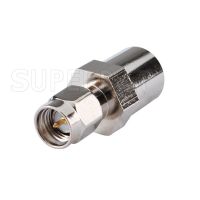 Superbat 5pcs SMA-FME Adapter SMA Plug to FME Male Straight RF Coaxial Connector Electrical Connectors