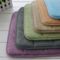 【YF】▣◇  Slow Rebound Memory Foam Mats Waste-absorbing Slip-resistant Coral Fleece Doormat