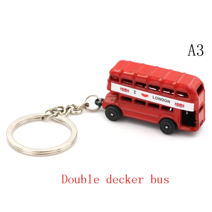 Yalil British Miniature London รุ่นพวงกุญแจพวงกุญแจของที่ระลึก Red Bus ...