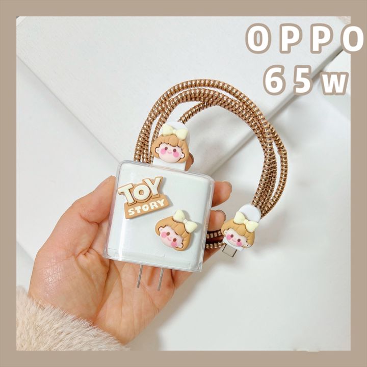 oppo-65w-เคสแบตสำรองป้องกันสายลายการ์ตูนน่ารักสำหรับชาร์จใช้ได้กับเคสแบตสำรอง-reno7-6-5-4-k9-pro-x3-x2-cchoice