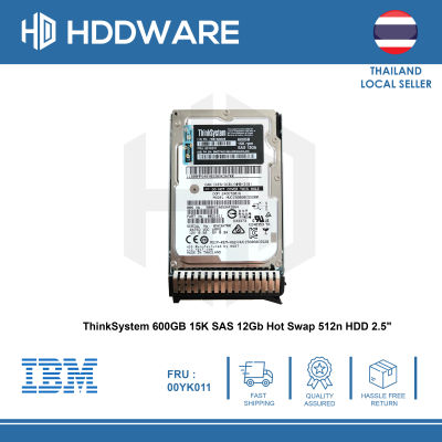 ThinkSystem 600GB 15K SAS 12Gb Hot Swap 512n HDD 2.5