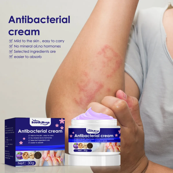 Best Selling South Moon Antibacterial Cream Skin Itching Cream Herbal Antibacterial Agent