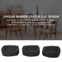 10Pcs Furniture Cups-Bed Stopper,Rubber Furniture Coasters Cups for All Floors &amp; Wheels of Furniture,Sofas,Beds,Chairs