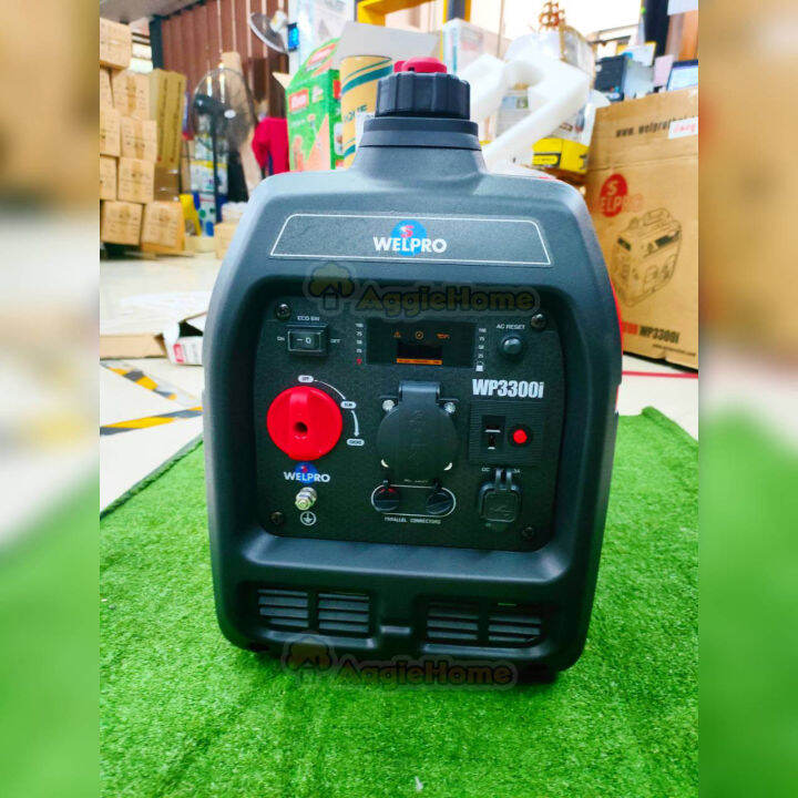 welpro-เครื่องกำเนิดไฟ-220v-3-0kw-13-6a-เครื่องยนต์-4-จังหวะ-recoil-start-รุ่น-wp3300i-แบบอินเวอร์เตอร์-เครื่องปั่นไฟ-กำเนิดไฟ-ขนาดเล็กกะทัดรัด-จัดส่ง-kerry