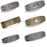 【YF】❒  Vikings Celtics Knot Hairpin Color Metal Irish Hindu Hair Barrette Design Female Jewel