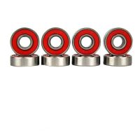 Hot Selling 100Pcs Per Pack ABEC-11 Speed  608 Sliver Bearing For Skateboard Or Roller Skate Oil Environmental Protection Bearing